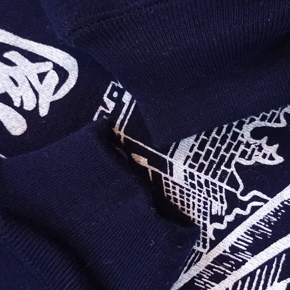 Vintage 1980s I Climbed the Great Wall Of China Quarter Zip Sweater - Picture 4 of 7